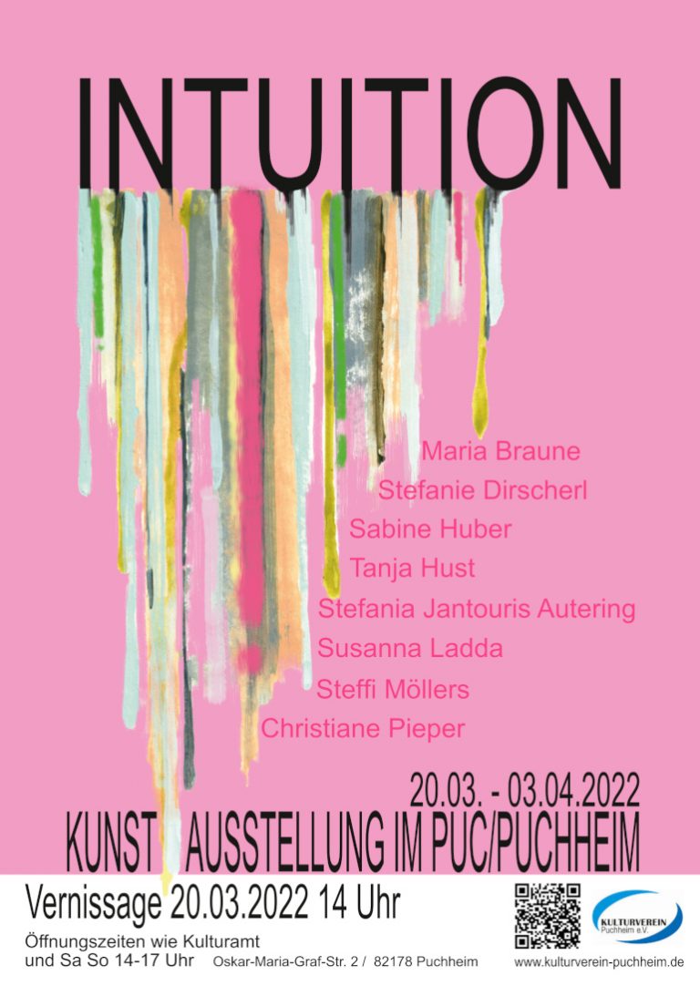Plakat Ausstellung INTUITION